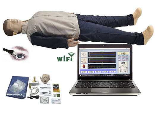 無(wú)線(xiàn)連接電腦心肺復(fù)蘇模擬人